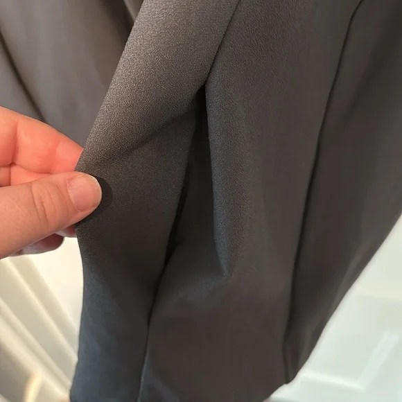 Torrid 0x plus dark gray charcoal long blazer like new - Picture 2 of 4